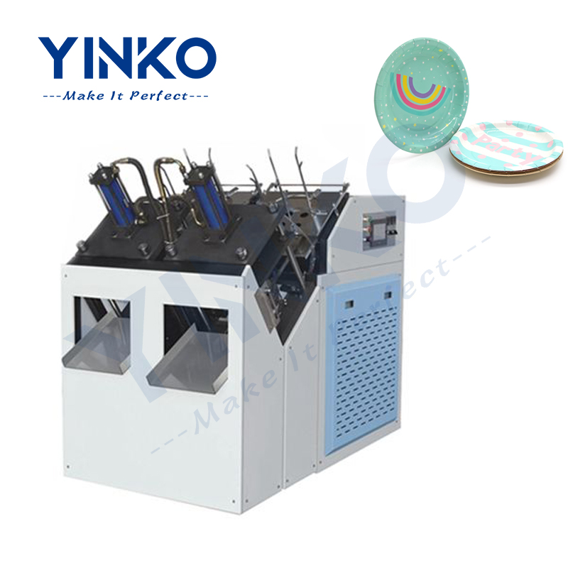 Paper plate forming machine