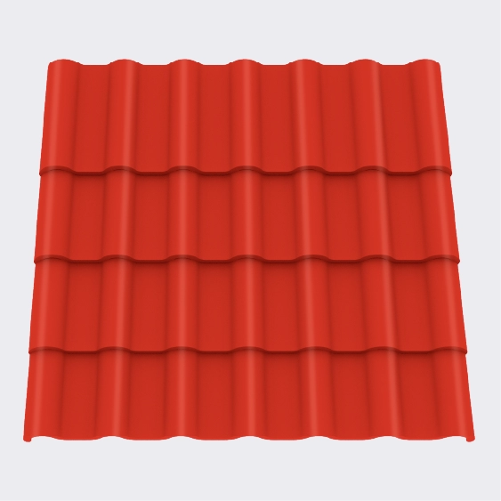 Roman style ASA synthetic resin tile roofs for countryside