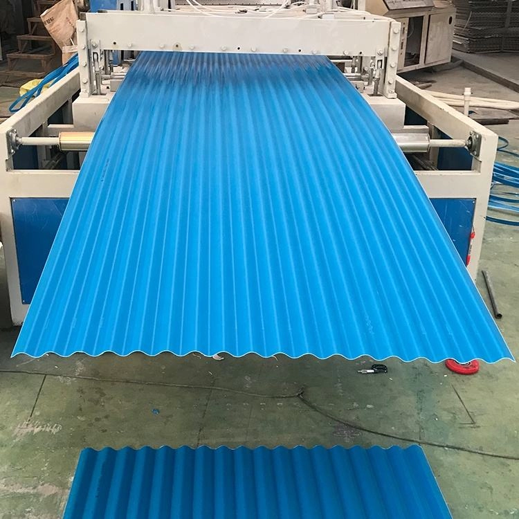 Polymer Plastic Sheet Trapezoidal House Roofing Sheet 1130 Materials Covering