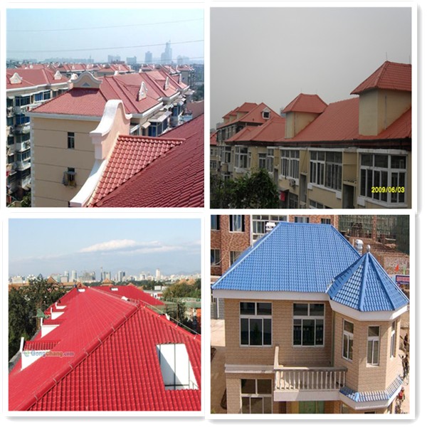 synthetic resin roof