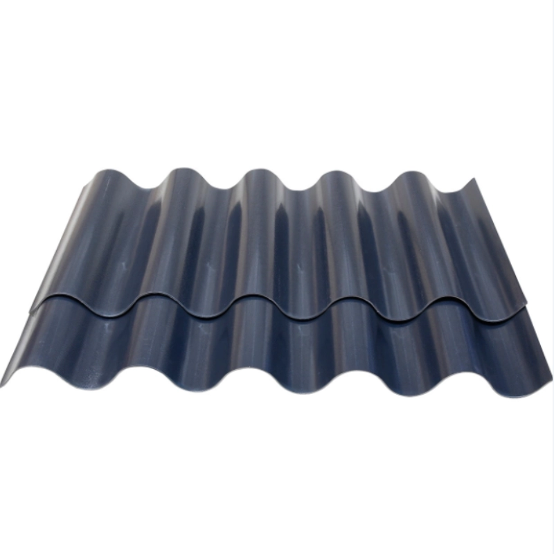 Big round wave ASA/PVC roofing sheet for dwelling