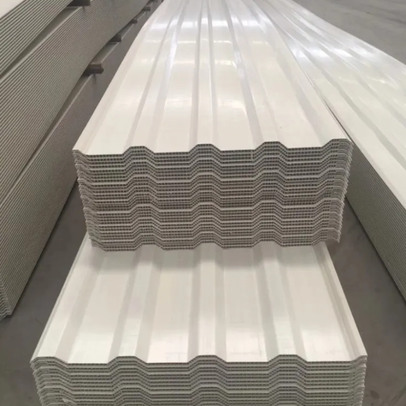 Factory supply PVC hollow insulation roof H860 for hot areas