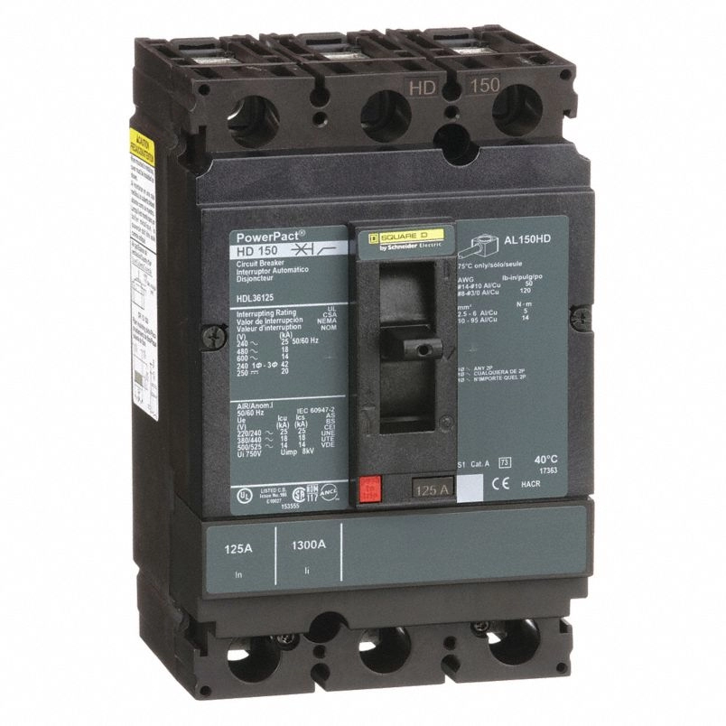 H-Frame Square D Molded Case Circuit Breakers