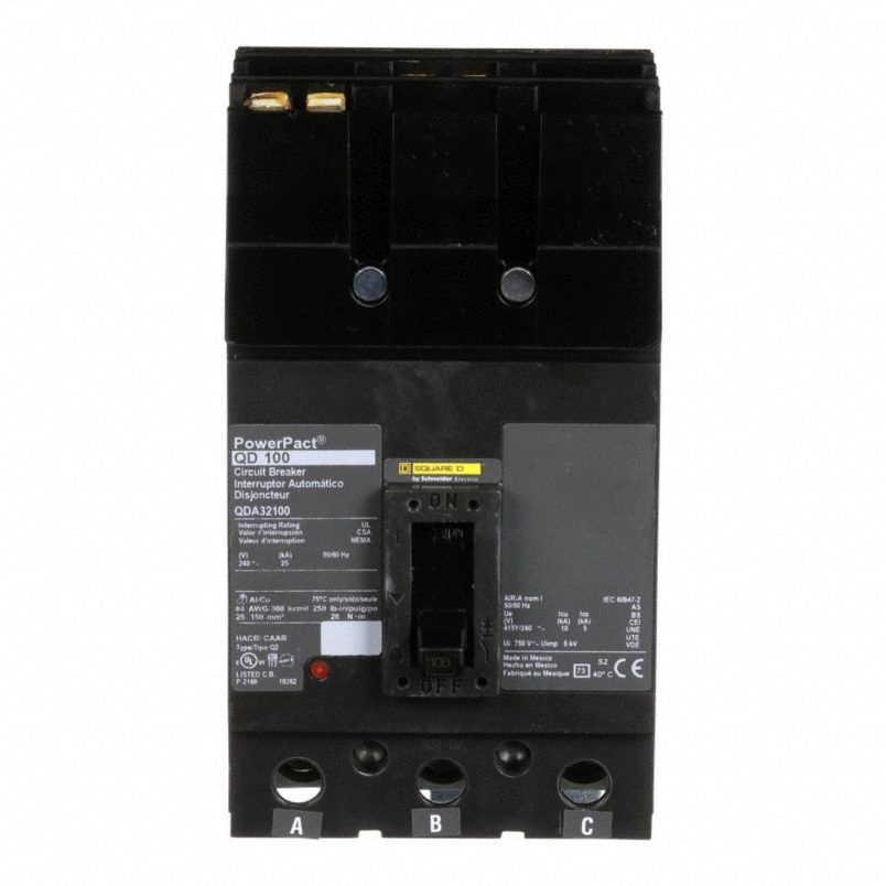Square D Molded Case Circuit Breakers for I-Line Panelboards