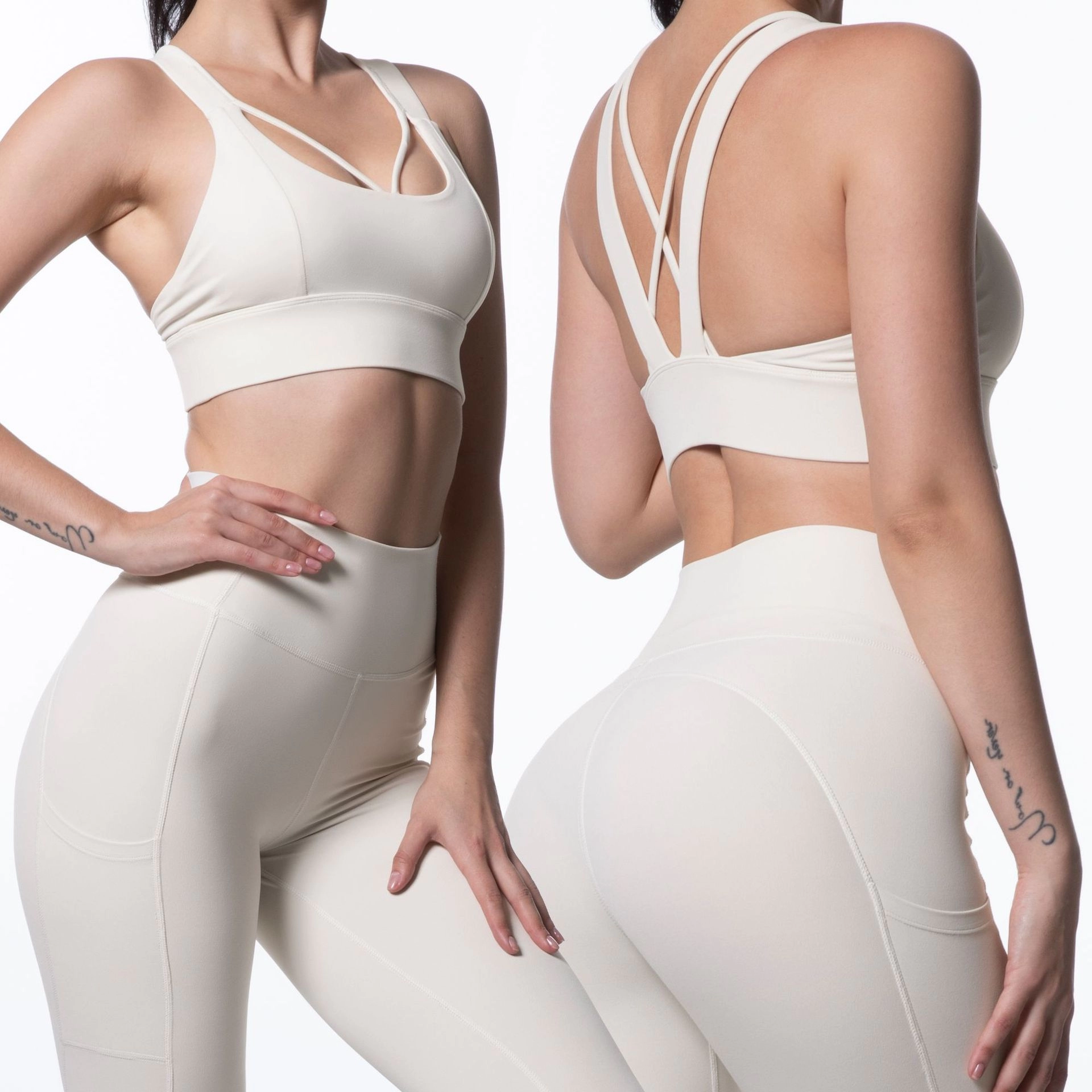 2023 New LULU Sports Bra Gym Clothing Fitness Wear Padded Sexy Women Tops Athletic Yoga Bra Wholesale