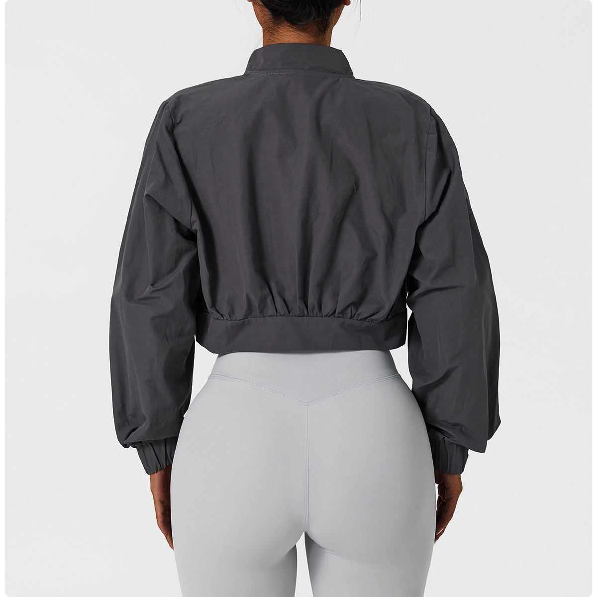 Amazon Hot Sale Sports Jacket Outdoor Running Quick Drying Yoga Coat