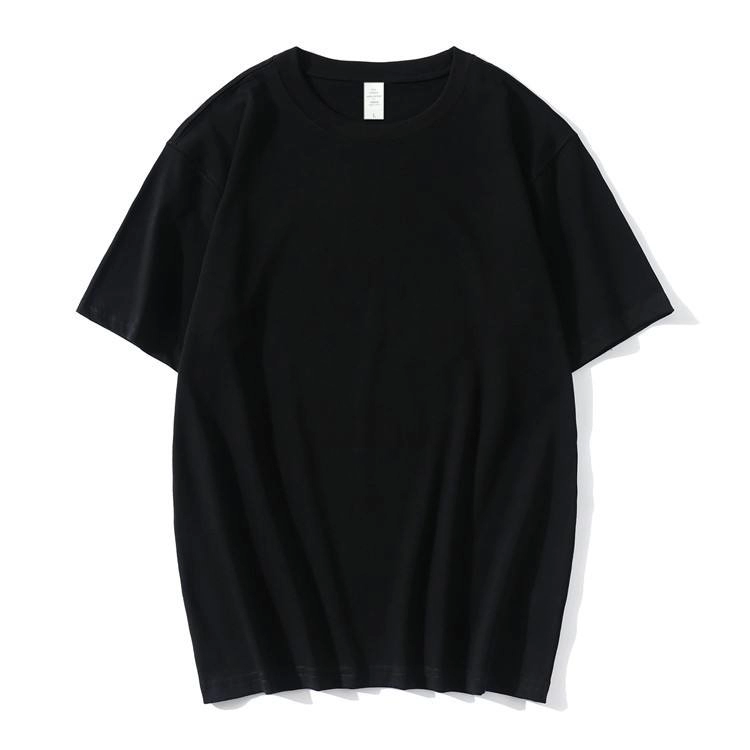 High Quality 100% Cotton Summer T-shirt Boutique Men's Blank Plain T Shirts Adult Premium Cotton T Shirt