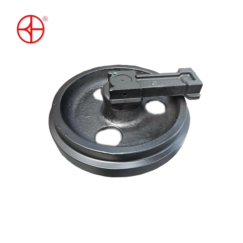 R60 Excavator Undercarriage Parts Wheel Front Idler Roller Front Track Idler Group Assy