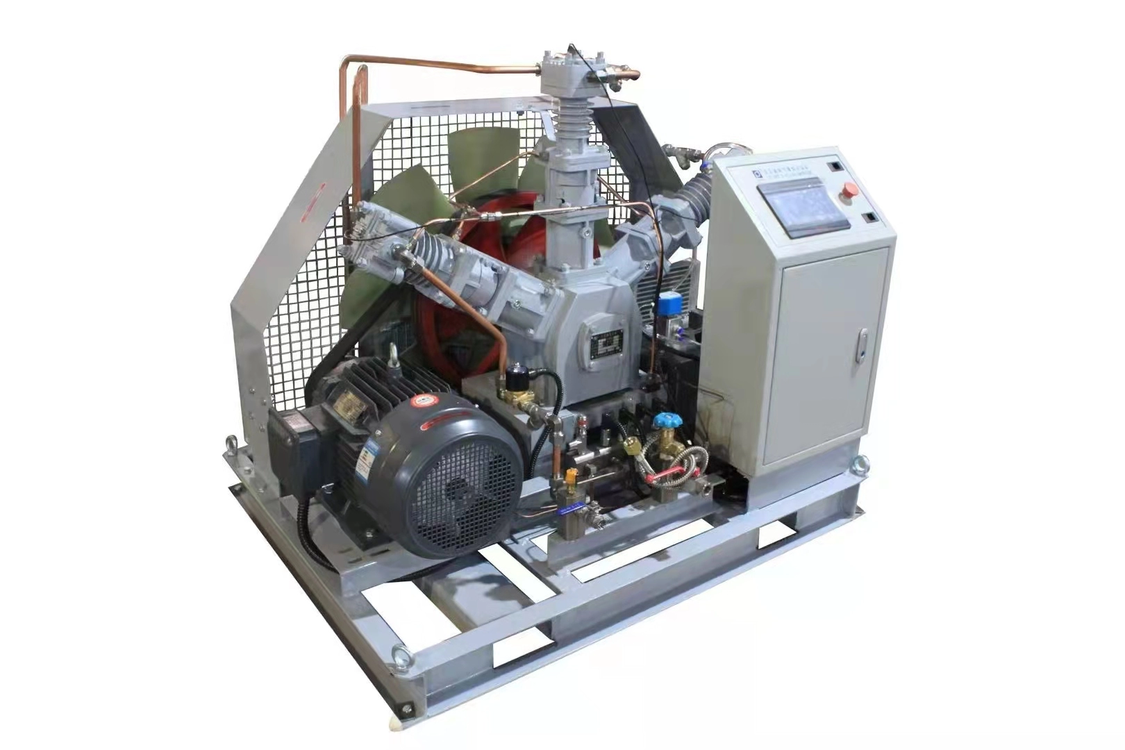 200 Bar 5Nm3/H 10Nm3/H Oxygen Booster Compressor Plant used for Cylinder Filling System