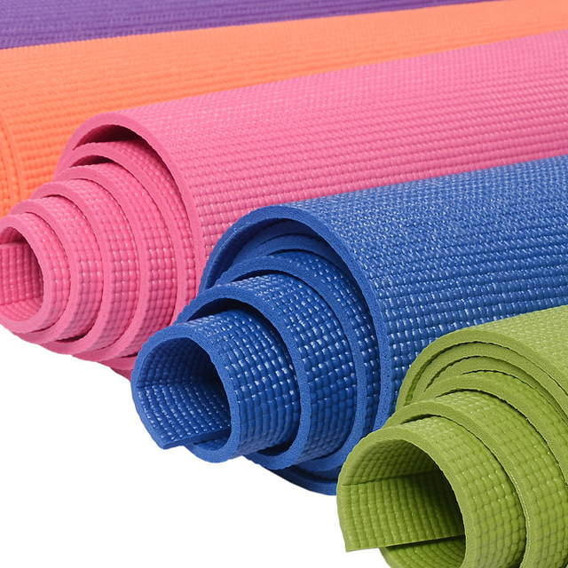 Wholesale eco friendly non slip waterproof material custom print pvc yoga mat