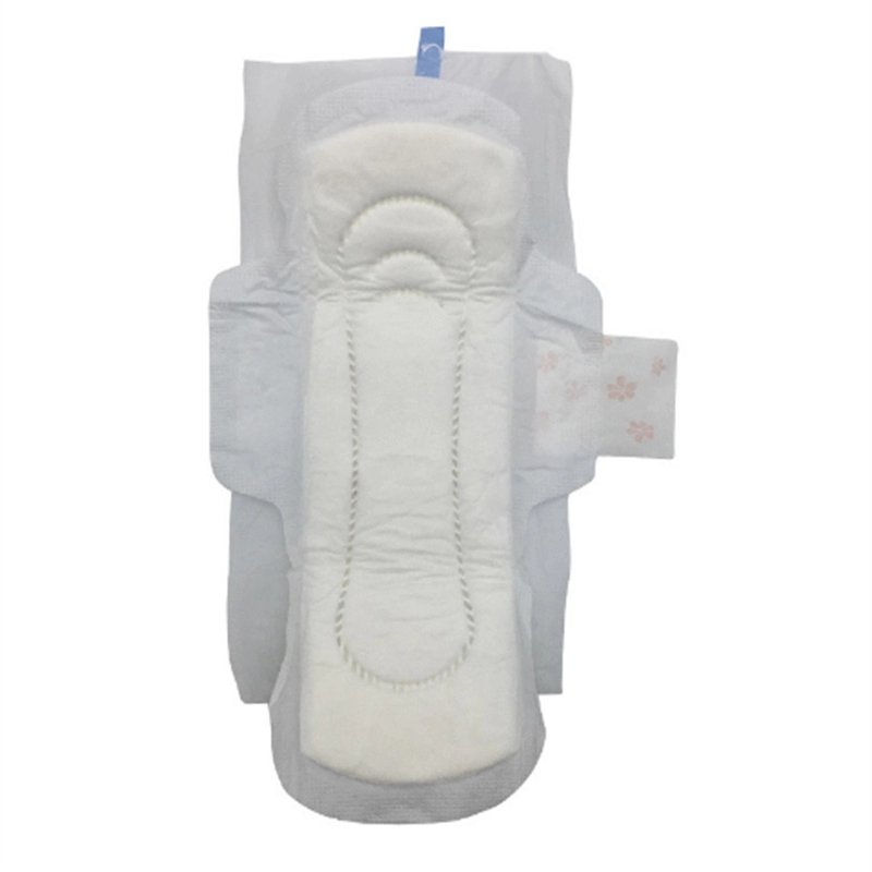 Privated label easy to use super soft sanitary pads with super absorbent polymer