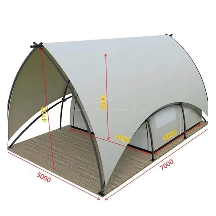 Outdoor Waterproof Luxury Hotel Triangle Camping Tent