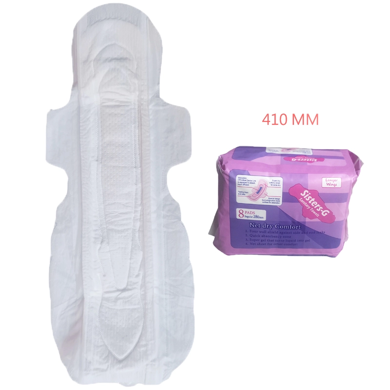 Extra Long 3D High Quality Customize Night Sanitary Napkin Woman Sanitary Pads Girls