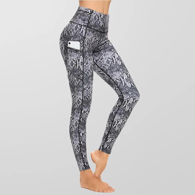 Ladies Sports Gym Tight Breathable Leggings High Waist Yoga Pants