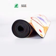 High quality full color printing stability suede surface cheap yoga mats 2021
