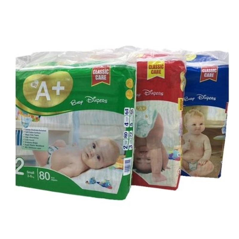 high quality cloth like cotton film magic tapes disposable sleepy baby diaper