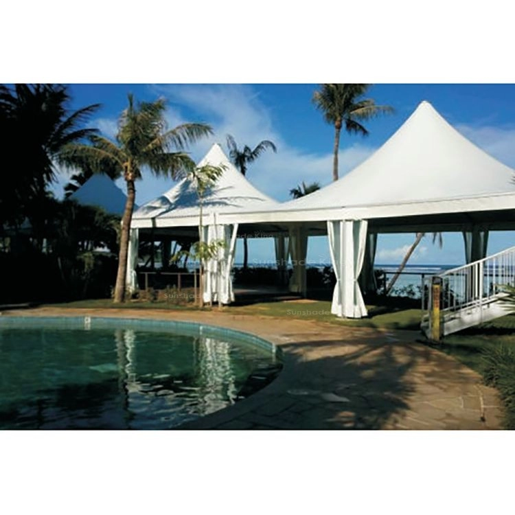 Aluminum Alloy Structure White UV Resistant Pagoda Tent