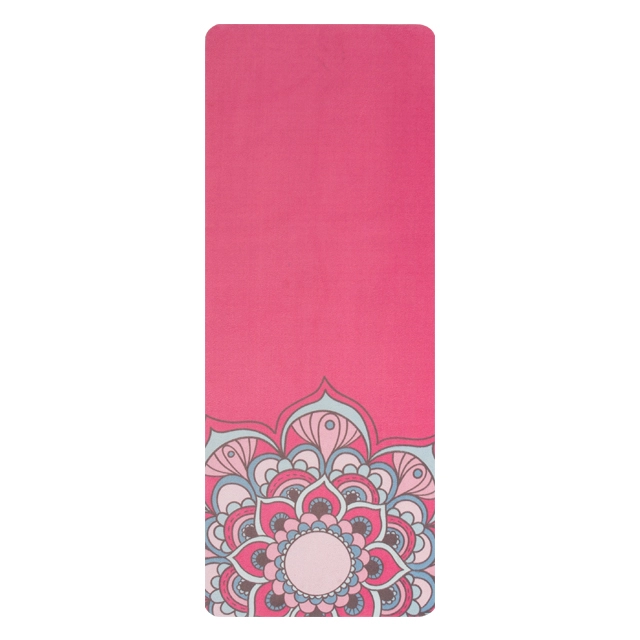 Best print natural rubber suede yoga mat