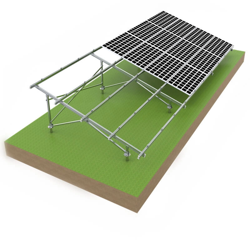 Aluminum Ground Solar PV Mounting Systems