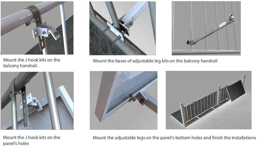 solar panel mounting kits balcony