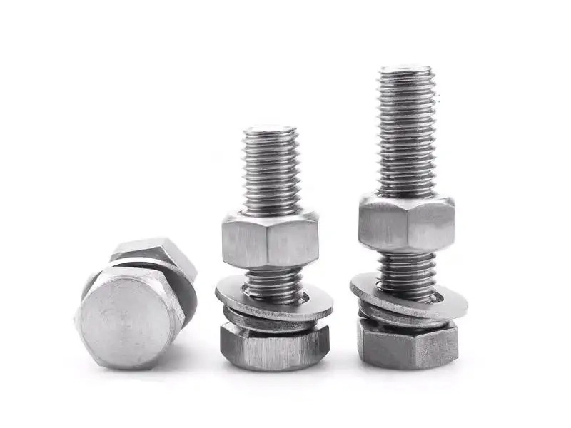 Fasteners Stainless Steel Hex Bolt And Nuts Washer YRK-HS02