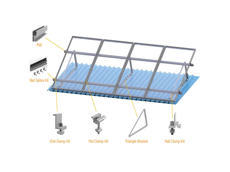 Solar Racking Roof Mounting Bracket PV Strusture System