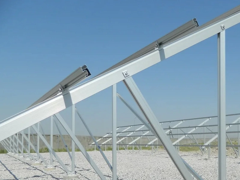 Solar Pv panel Aluminum Ground Mounting System Structure YRK-Ground08