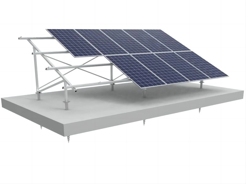 Aluminum Ground Solar Mounting Structure Brackets System YRK-Ground06