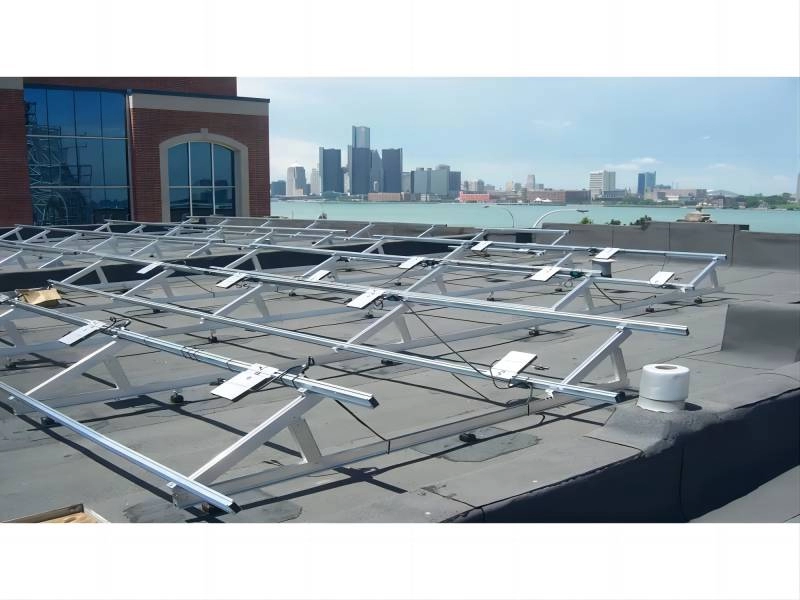 Tilt Roof Triangular Support Frame Roof Mounting YRK-Roof11