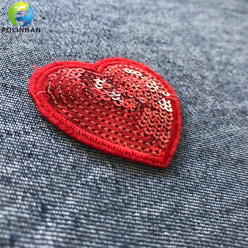 Custom Embroidered Sequins Patches for Clothes