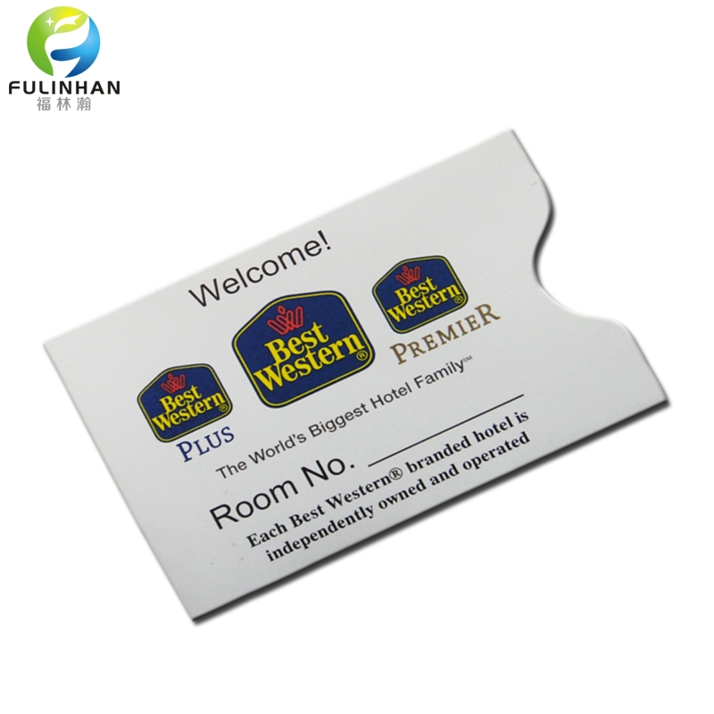 Custom Offset Print Paper Hotel Key Card Holders