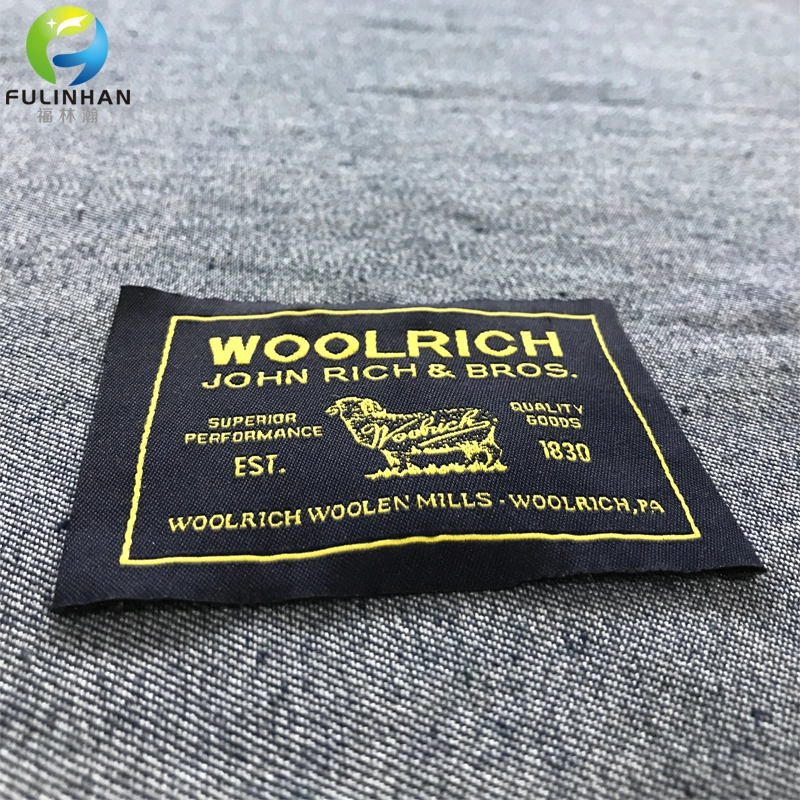 Main  clothing woven label for garment