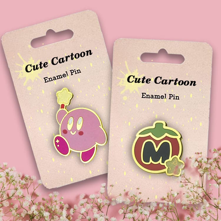 anime grade Hard soft enamel lapel pin badge Cusotm logo backing card best manufacturer