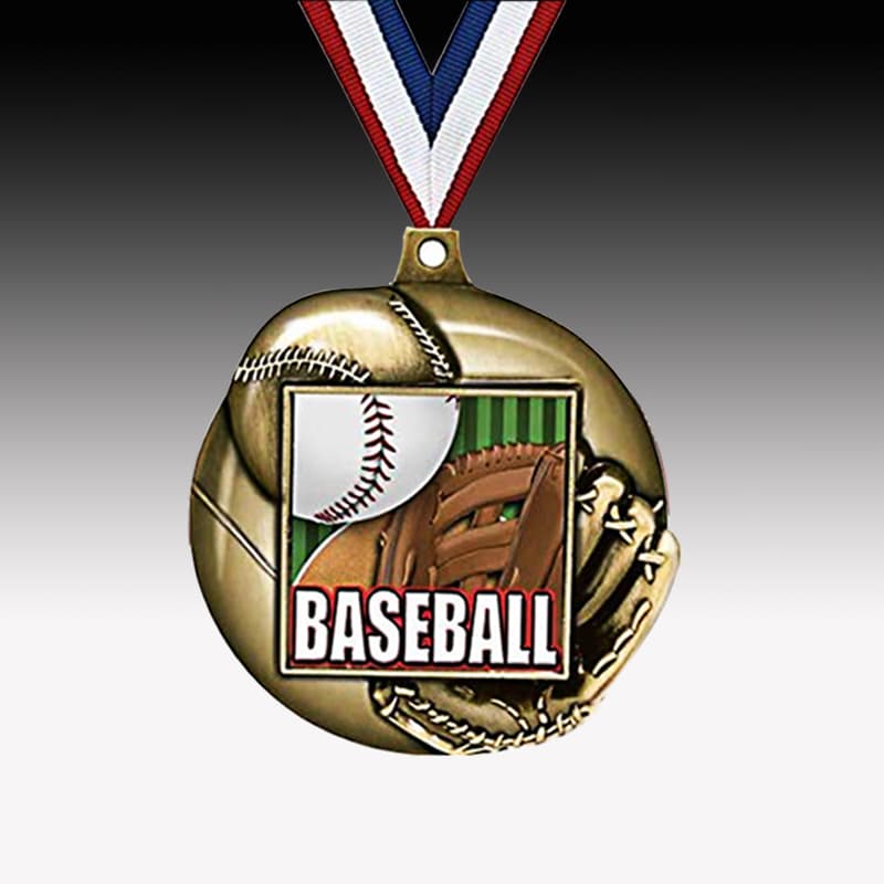 Wholesale Custom Zinc Custom Baseball Medal