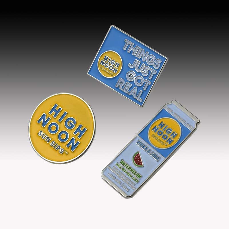 a grade enamel pin Cusotm logo Badge bag autism lapel pin back types