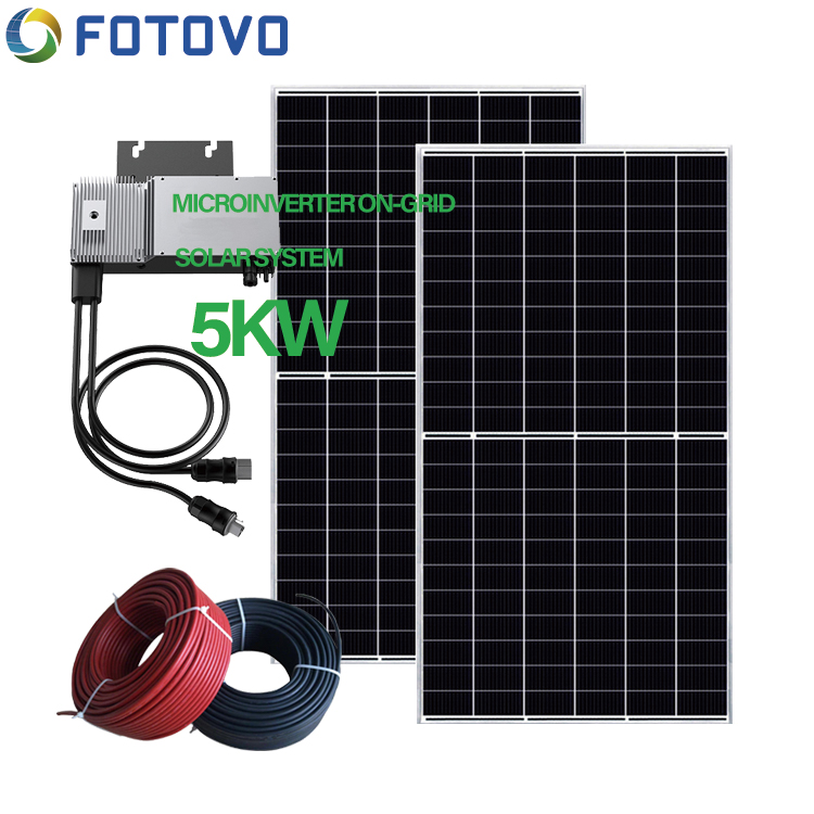 1KW 2KW 5KW 10KW Microinver On-grid Solar System Reliable& Efficient Solar PV System