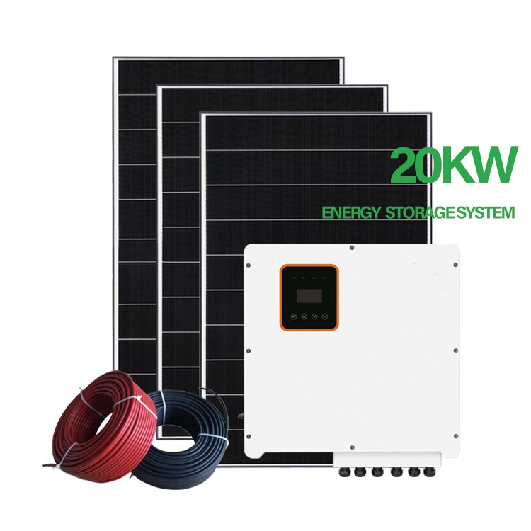 FOTOVO NEW Popular 20KW Solar energy storage system Complete Set 20KW Solar Panels Kit 20KW three PHASE INVERTE