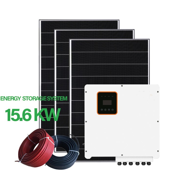 FOTOVO NEW Popular 15KW Solar energy storage system Complete Set 15KW Solar Panels Kit 15KW three PHASE INVERTE