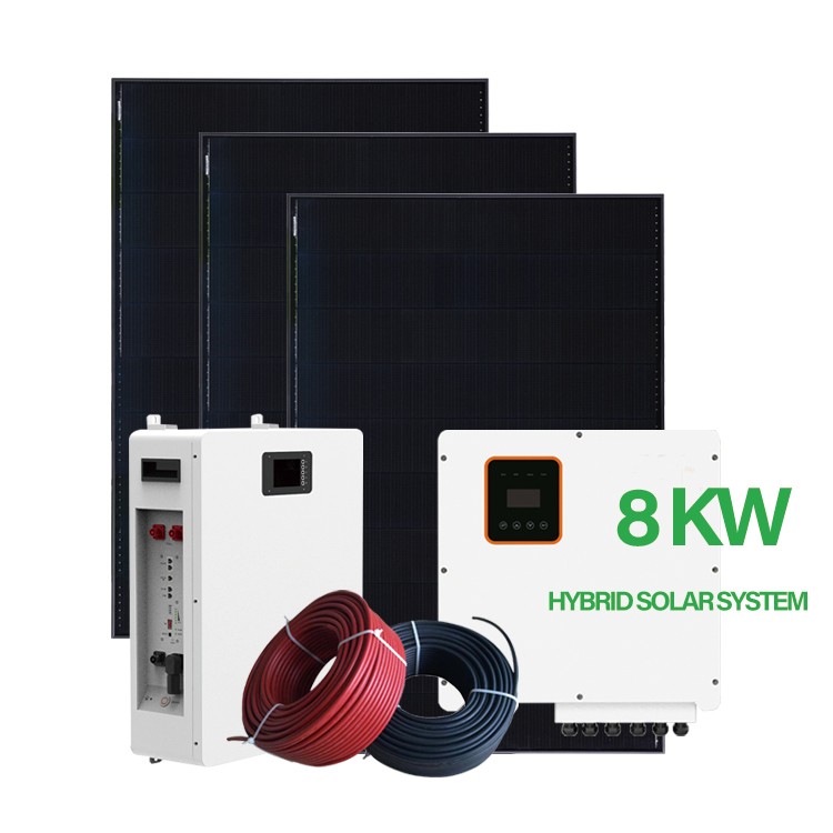 FOTOVO 8-12KW Hybrid Solar Power System Three phase ESS hybrid inverter for house use