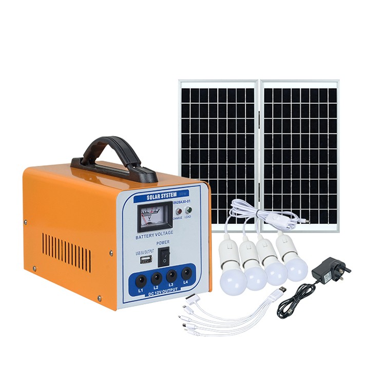 High Quality Energy Saving Security Protection 30W LED Solar Home System