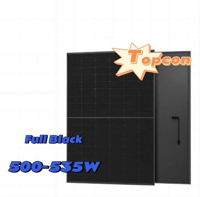 FOTOVO ALL Black solar panel 500w 505w 510w 515w 520w 525w 530w with 182mm cells