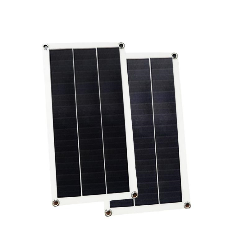 FOTOVO 10W Shingled Overlap Solar Module Flexible Solar Panel with USB Connector