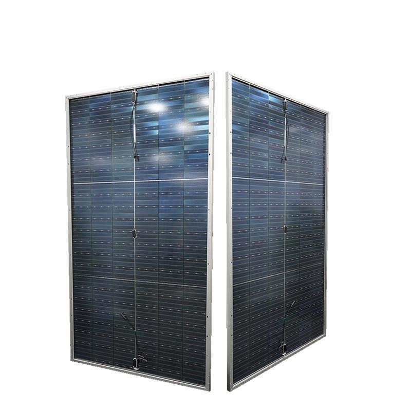 High power Dual glass Bifacial 640W 645W 650W 670W Shingled Solar Panel