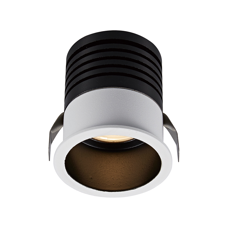 Led Mini Downlights Compact Lamp Small Cutout Hole Recessed For Cabinets Display Lighting