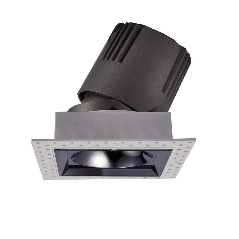 Square Led Downlights Trimless Adjustable 6W 12W 20W 30W For Interior Lighting