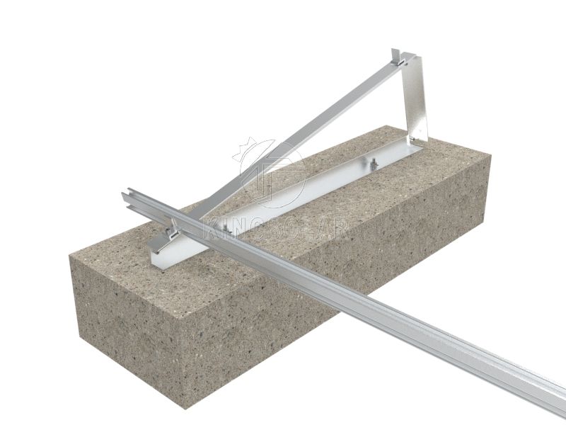 Flat roof solar Angle Aluminum tripod mounting system