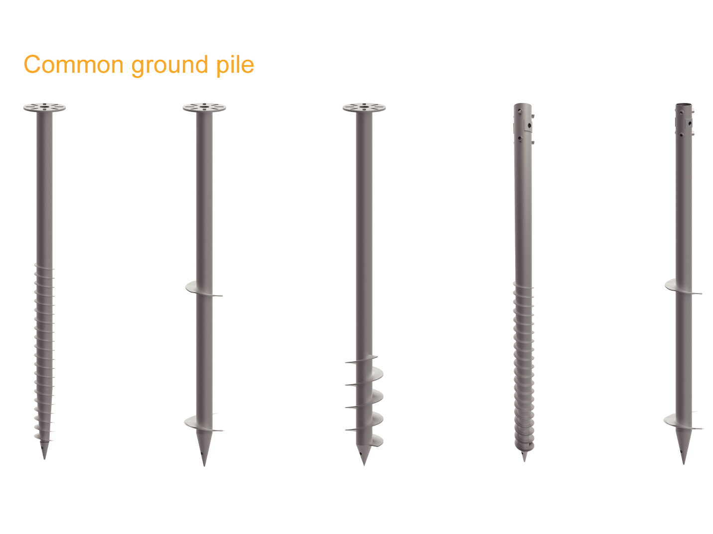 ground screw piles