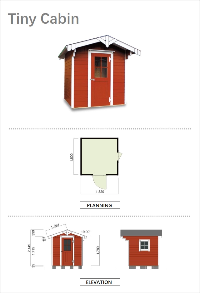 Portable Mini Log House Cabin