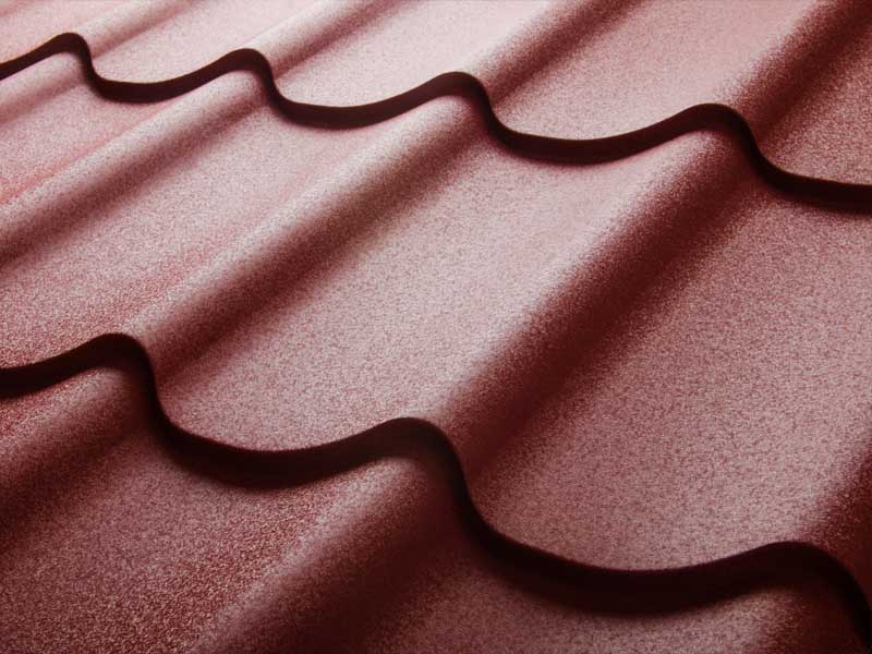 Red conrrugated Metal Roof Panel