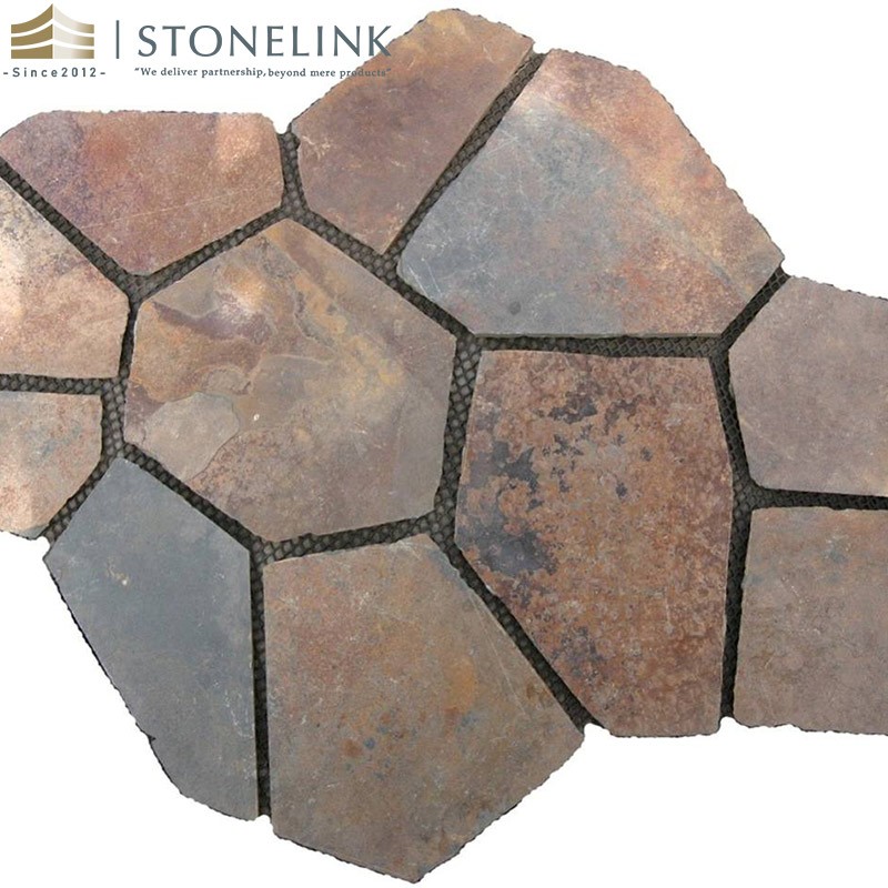 Natural rustic slate paving tile culture stone